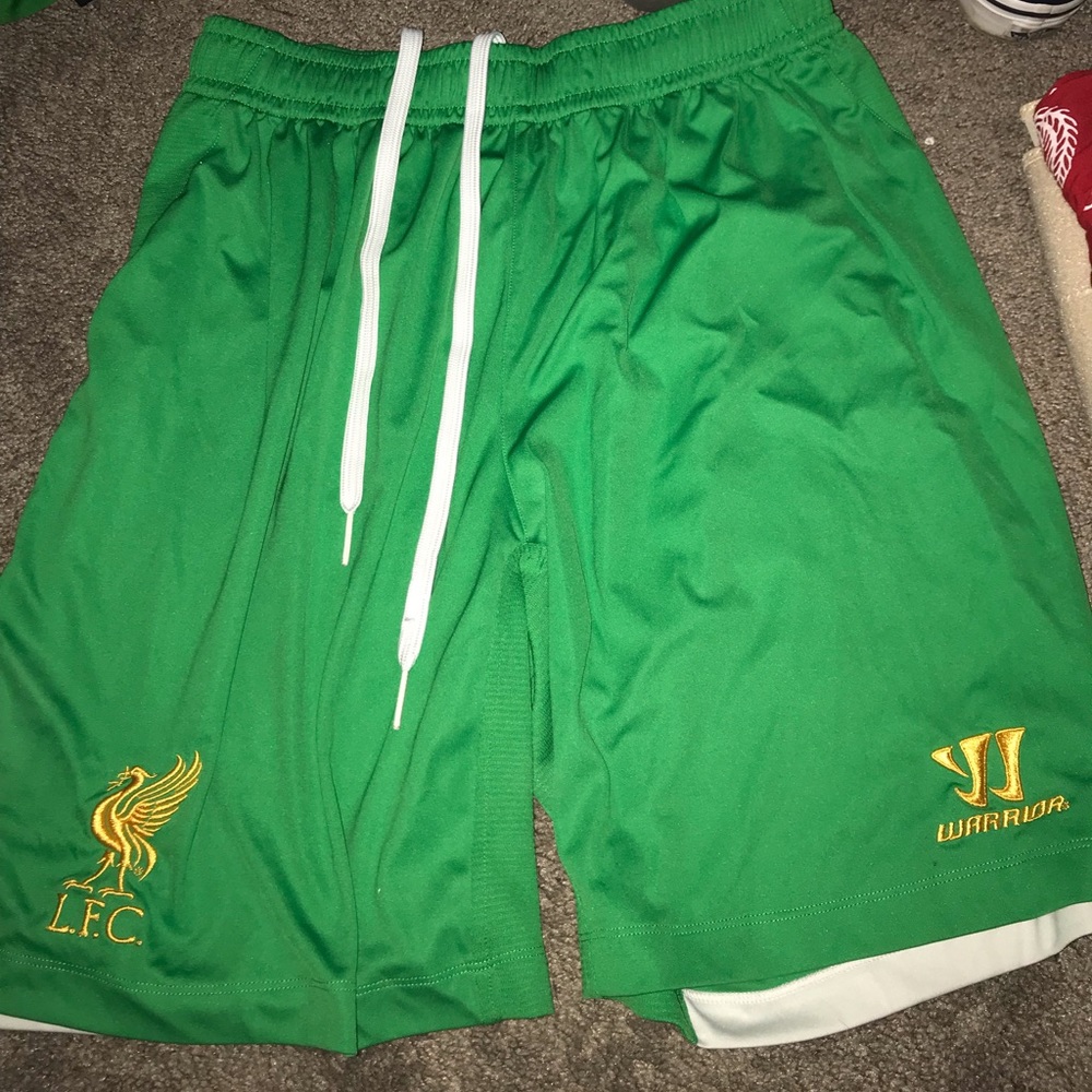 Liverpool soccer shorts